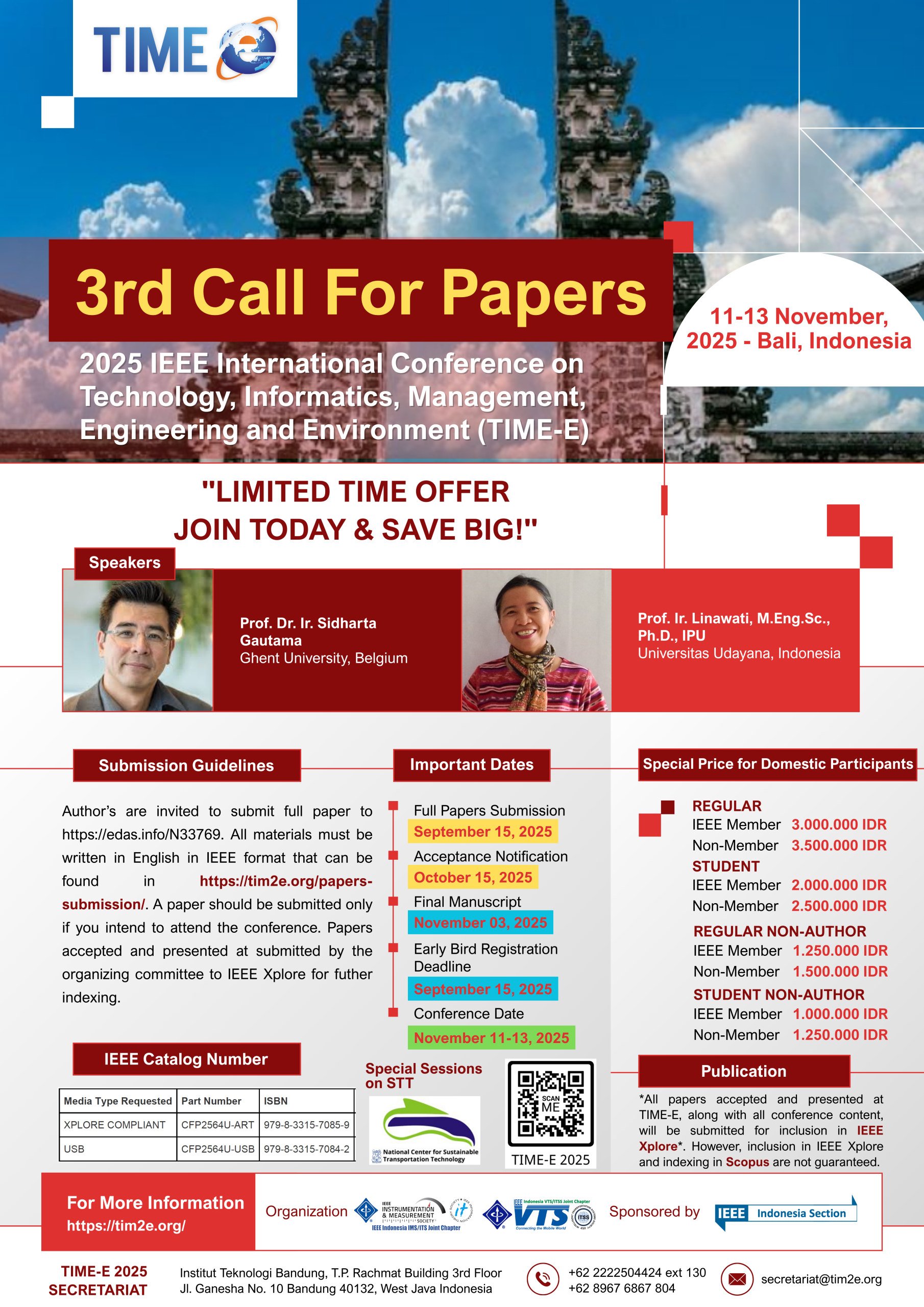 3rd Call For Papers TIME-E 2025 (2) 3rd Call For Papers TIME-E 2025 (2)